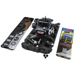 VPW VPW Intake Manifold & Carburettor Kit, Black Series Proflow Air Dual Intake + Quick Fuel 600 CFM Vac, Electric Choke, For Holden Commodore V8 VPW Intake Manifold & Carburettor Kit, Black Series Proflow Air Dual Intake + Quick Fuel 600 CFM Vac, Electric Choke, For Holden Commodore V8 Autofit