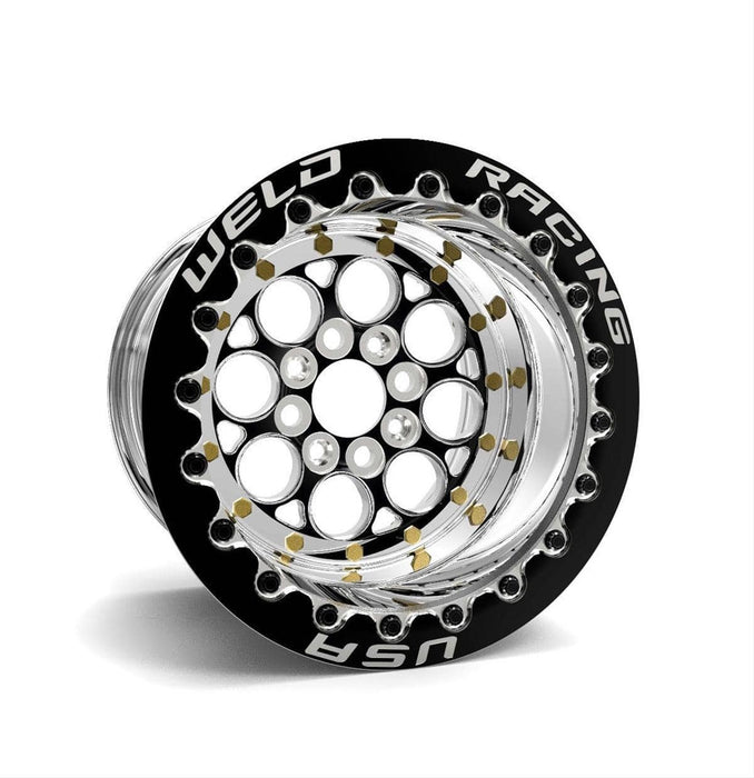 Weld Racing Weld Racing Magnum Import Drag Black Mickey Thompson Beadlock Wheels 768B-30915F Autofit
