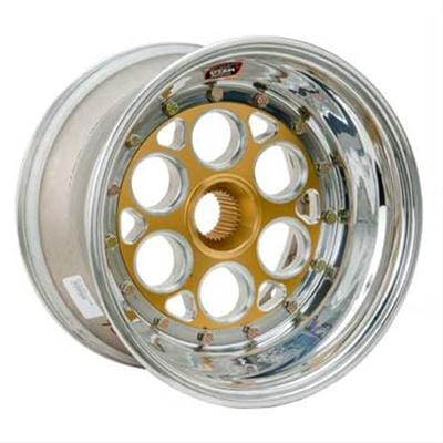 Weld Racing Weld Racing Magnum Midget Spline Gold Anodized Wheels 734-30834 Autofit
