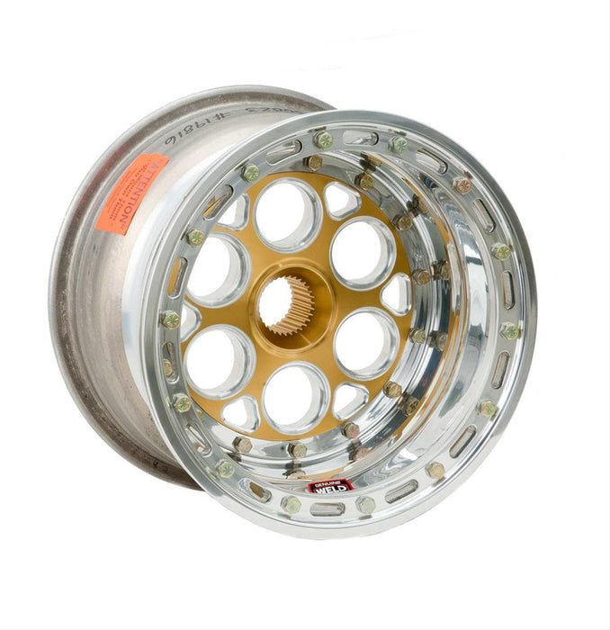 Weld Racing Weld Racing Magnum Midget Spline Gold Anodized Wheels 734-31253 Autofit