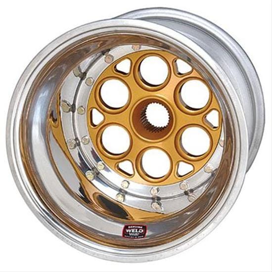 Weld Racing Weld Racing Magnum Sprint Spline Gold Anodized Wheels 735-51524 Autofit