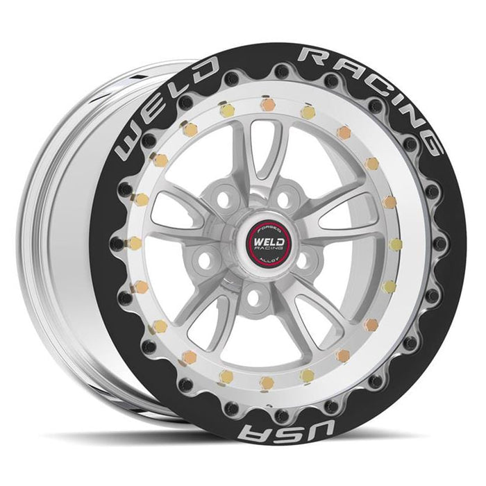Weld Racing Weld Racing RT Full Throttle Polished Mickey Thompson Beadlock Wheels 793P510264F Autofit