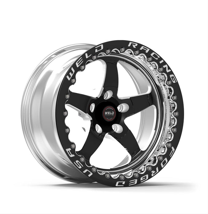 Weld Racing Weld Racing RT-S S71 Forged Aluminum Black Mickey Thompson Beadlock Wheels 71MB-510N75F Autofit