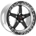Weld Racing Weld Racing RT-S S71 Forged Aluminum Black Mickey Thompson Beadlock Wheels 71MB510N75G Autofit