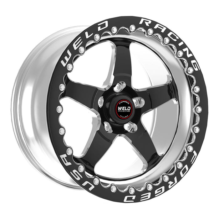 Weld Racing Weld Racing RT-S S71 Forged Aluminum Black Mickey Thompson Beadlock Wheels 71MB511W65F Autofit