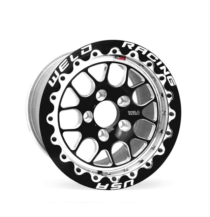 Weld Racing Weld Racing RT-S S77 Forged Aluminum Black Mickey Thompson Beadlock Wheels 77MB509B45G Autofit