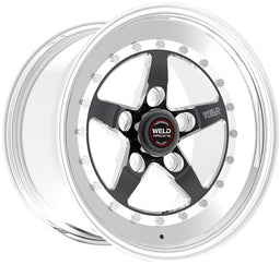 WELD WeldStar RT 15" x 4" Wheel, Polished with Black Center WeldStar RT 15" x 4" Wheel, Polished with Black Center Autofit