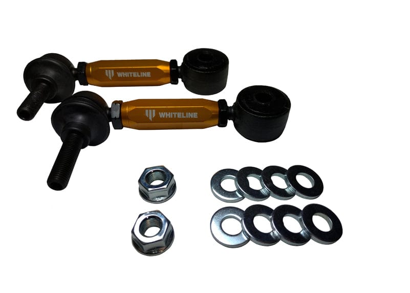 Whiteline 10 x 16 x 26 cm / 110-135mm - horizontal - 10mm ball stud/bushing shank Universal Sway Bar Link - Ball/Bushing Style - 10mm Ball Stud 110-135mm Autofit