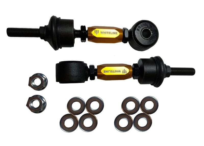 Whiteline 10 x 16 x 26 cm / 110-135mm - horizontal/vertical - 10mm ball stud/bushing shank Universal Sway Bar Link - Ball/Bushing Style - 10mm Ball Stud 110-135mm Autofit