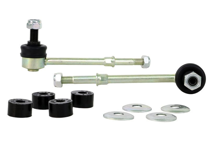 Whiteline 10 x 16 x 26 cm / 163mm - horizontal/vertical - 12mm ball stud/10mm bushing shank Front Sway Bar Link to Suit Nissan Patrol GU Autofit