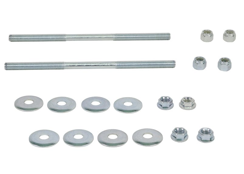 Whiteline 10 x 16 x 26 cm / 202mm - Links, Nuts and Washers Universal Sway Bar Link - Treaded Rod and Bushings style - 202mm Without Bushings Autofit