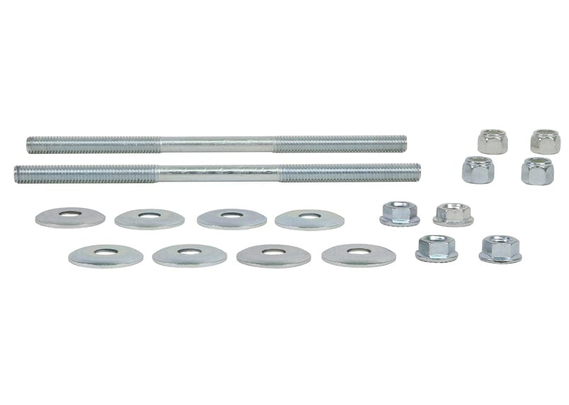 Whiteline 10 x 16 x 26 cm / 202mm - Links, Nuts and Washers Universal Sway Bar Link - Treaded Rod and Bushings style - 202mm Without Bushings Autofit