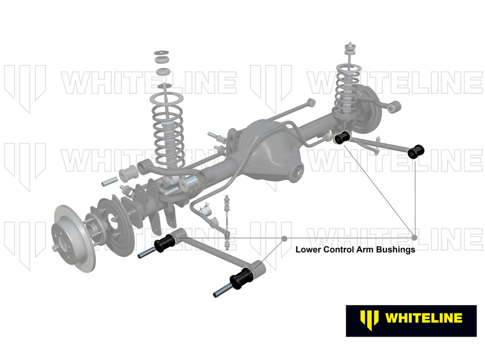 Whiteline 10 x 16 x 26 cm / Fitter friendly design - suits models 02/1992 - on Rear Trailing Arm Lower - Bushing Kit to Suit Ford Falcon/Fairlane EA-AU Autofit