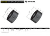Whiteline 10 x 16 x 26 cm Front and Rear Body Mount - Bushing Kit to Suit Holden HQ-HZ Autofit