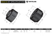Whiteline 10 x 16 x 26 cm Front Body Mount - Bushing Kit to Suit Nissan Patrol GQ, GU and Ford Maverick DA Autofit