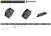 Whiteline 10 x 16 x 26 cm / Includes top spring pad Front Strut Mount - Bushing Kit to Suit Holden Colorado, Isuzu D-Max and LDV T60 Autofit