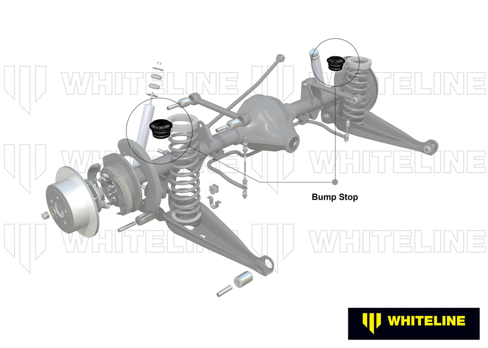 Whiteline 10 x 16 x 26 cm / OD=96, ID=19, L=68mm Rear Bump Stop - Bushing Kit to Suit Holden Commodore VN-VS and HSV Ute Autofit
