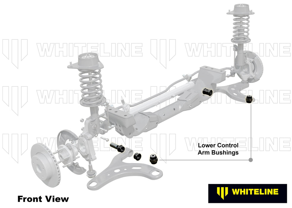 Whiteline 10 x 16 x 26 cm / Performance Alignment - 65mm OD - adds +0.5deg caster Front Control Arm Lower - Inner Bushing Kit Double Offset to Suit Honda Civic VII, VIII Gen and Integra DC5 Autofit