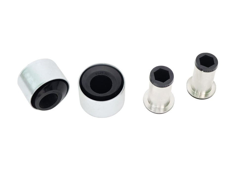 Whiteline 10 x 16 x 26 cm / Performance Alignment - adds +0.5deg caster Front Control Arm Lower - Inner Rear Bushing Doule Offset Kit to Suit Mini Cooper R50, R56 Autofit