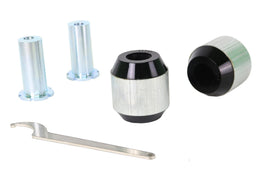 Whiteline 10 x 16 x 26 cm / Performance Alignment - adds +/- 1.5deg caster Front Radius Arm Lower - Bushing Kit Double Offset to Suit Kia Stinger CK incl GT Autofit