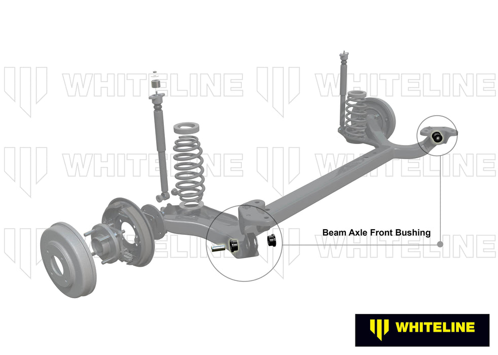 Whiteline 10 x 16 x 26 cm Rear Beam Axle - Bushing Kit to Suit Holden, Daewoo, Chevrolet and Opel Autofit
