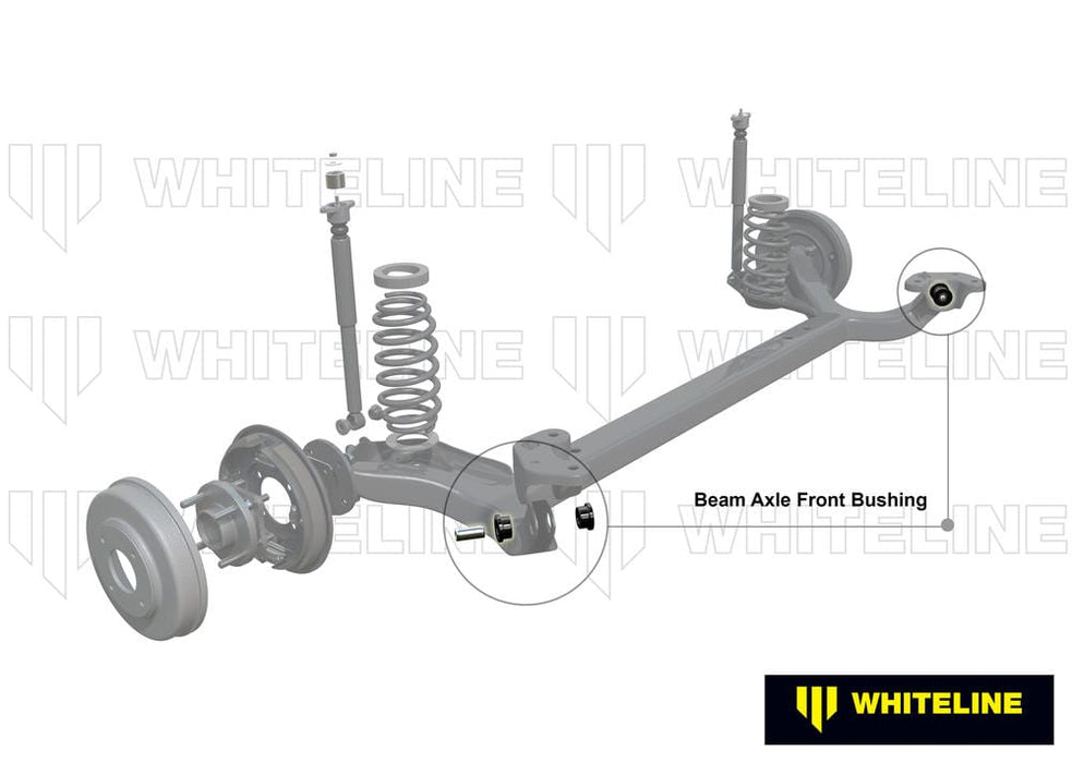Whiteline 10 x 16 x 26 cm Rear Beam Axle - Bushing Kit to Suit Hyundai I20 N Autofit
