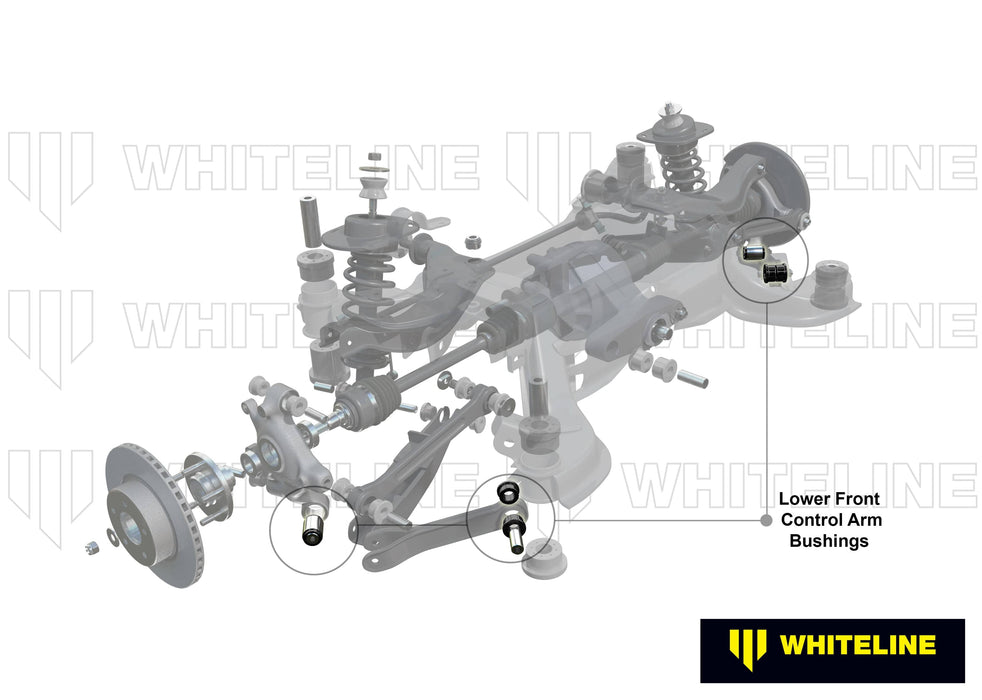 Whiteline 10 x 16 x 26 cm Rear Control Arm - Bushing Kit to Suit BMW 1 Series, 3 Series and X1 Autofit
