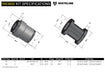 Whiteline 10 x 16 x 26 cm Rear Control Arm Lower Rear - Bushing Kit to Suit Mazda CX-5 KE, KF and Mazda6 GJ,GL Autofit