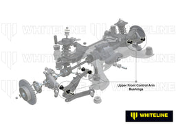Whiteline 10 x 16 x 26 cm Rear Control Arm Upper Front - Bushing Kit to Suit BMW 1 Series, 3 Series and X1 Autofit