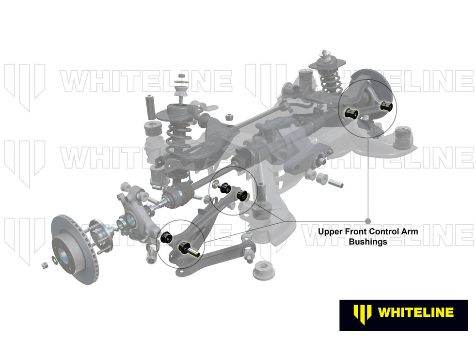 Whiteline 10 x 16 x 26 cm Rear Control Arm Upper Front - Bushing Kit to Suit BMW 1 Series, 3 Series and X1 Autofit
