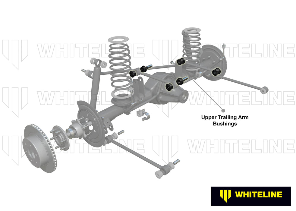 Whiteline 10 x 16 x 26 cm Rear Trailing Arm Upper - Bushing Kit to Suit Toyota Prado and 4Runner Autofit