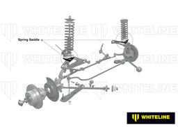 Whiteline 10 x 16 x 26 cm / Single - excludes 1967 - 1970 GT350 and GT500, 1969 - 1970 Boss 429 Front Spring Saddle - Kit to Suit Ford Falcon/Fairlane XK-XF and Mustang Classic Autofit