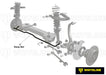 Whiteline 100 x 20 x 10 cm Rear Sway Bar - 18mm Non Adjustable to Suit Hyundai I30 GD and Veloster FS Autofit