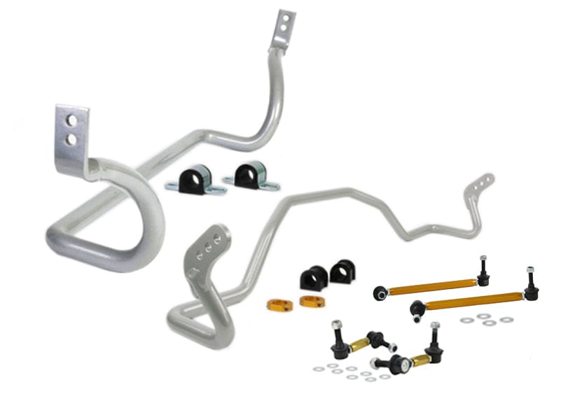Whiteline 117 x 31 x 24 cm Front and Rear Sway Bar - Vehicle Kit to Suit Mitsubishi Lancer CJ, CY Ralliart Awd Autofit