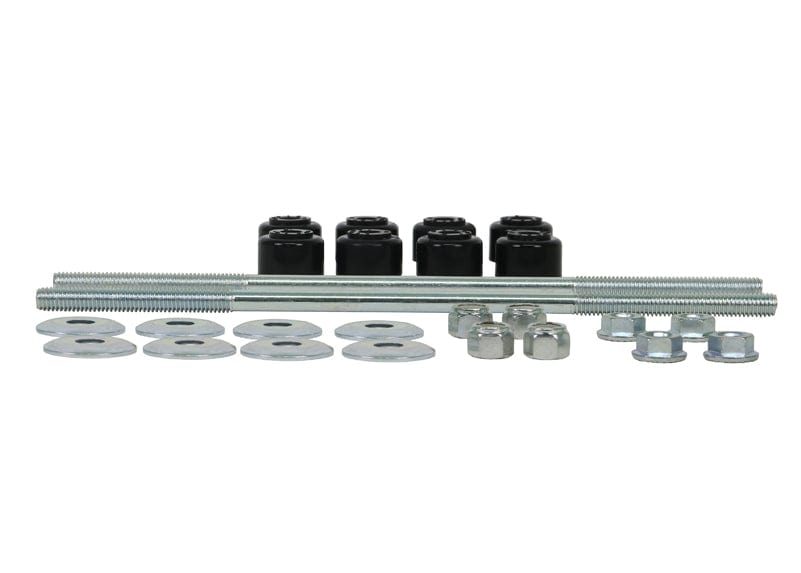 Whiteline 12 x 5 x 41 cm / 280mm - Links, Nuts, Washers and Bushings Universal Sway Bar Link - Treaded Rod and Bushings style - 280mm With Bushings Autofit