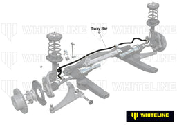 Whiteline 120 x 20 x 10 cm Front Sway Bar - 22mm 2 Point Adjustable to Suit Seat, Skoda and Volkswagen PQ24 Autofit
