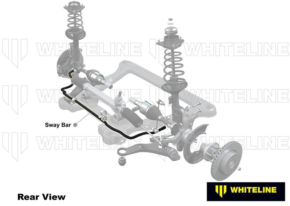 Whiteline 120 x 20 x 10 cm Front Sway Bar - 22mm 2 Point Adjustable to Suit Subaru Impreza, liberty and Outback Autofit