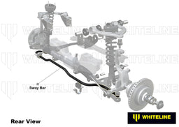 Whiteline 120 x 20 x 10 cm Front Sway Bar - 24mm 2 Point Adjustable to Suit Mazda MX-5 NA Autofit