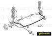 Whiteline 120 x 20 x 10 cm Front Sway Bar - 30mm 4 Point Adjustable to Suit Holden Commodore VR, VS and HSV Autofit