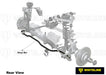 Whiteline 120 x 20 x 10 cm Front Sway Bar - 30mm Non Adjustable to Suit Honda S2000 AP Autofit