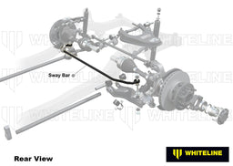 Whiteline 120 x 20 x 10 cm Front Sway Bar - 30mm Non Adjustable to Suit Toyota Land Cruiser 100 Series IFS Autofit