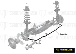 Whiteline 120 x 20 x 10 cm / MOTORSPORT Front Sway Bar - 24mm Non Adjustable to Suit Mazda RX-2, RX-3 Autofit