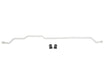 Whiteline 120 x 20 x 10 cm Rear Sway Bar - 18mm Non Adjustable to Suit Toyota Corolla AE90 Autofit