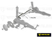 Whiteline 120 x 20 x 10 cm Rear Sway Bar - 20mm 3 Point Adjustable to Suit Mini Cooper R50, R56 Autofit