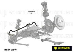 Whiteline 120 x 20 x 10 cm Rear Sway Bar - 20mm 3 Point Adjustable to Suit Toyota Celica GT-4 ST185-ST205 Autofit