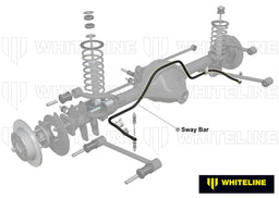 Whiteline 120 x 20 x 10 cm Rear Sway Bar - 24mm Non Adjustable to Suit Ford Falcon/Fairlane XE-EL Autofit