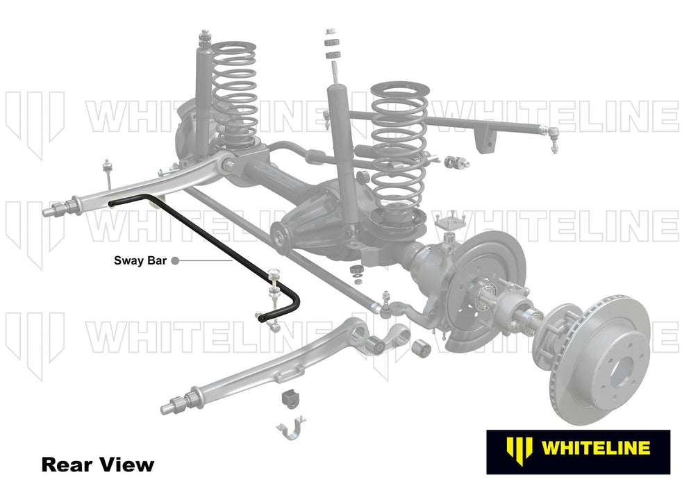 Whiteline 120 x 20 x 10 cm / Suits GU3 models Front Sway Bar - 24mm Non Adjustable to Suit Nissan Patrol GU Autofit