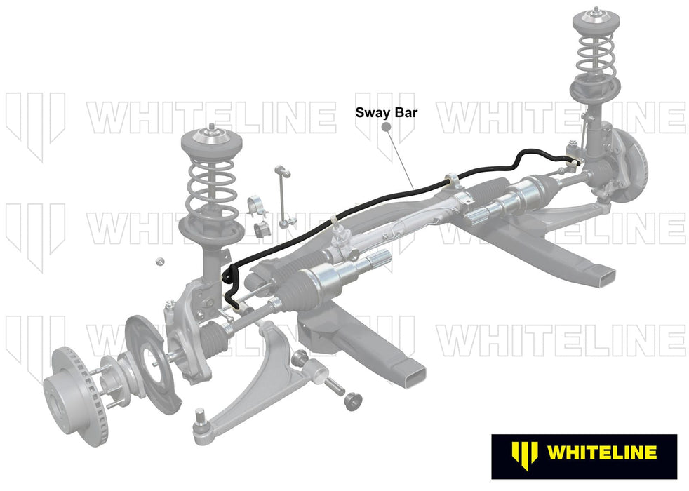 Whiteline 120 x 20 x 10 cm / Suits models with control arm link mount Front Sway Bar - 27mm 3 Point Adjustable to Suit BMW 3 Series E36 Autofit