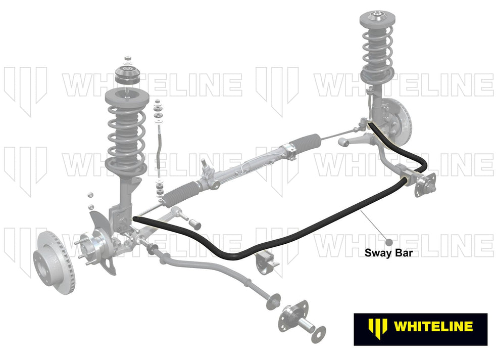 Whiteline 120 x 20 x 10 cm / Suits models with factory CA18 engine, includes models with RB, 1JZ and 2JZ engine conversion Front Sway Bar - 27mm 3 Point Adjustable to Suit Nissan 180SX CA18 engine Autofit