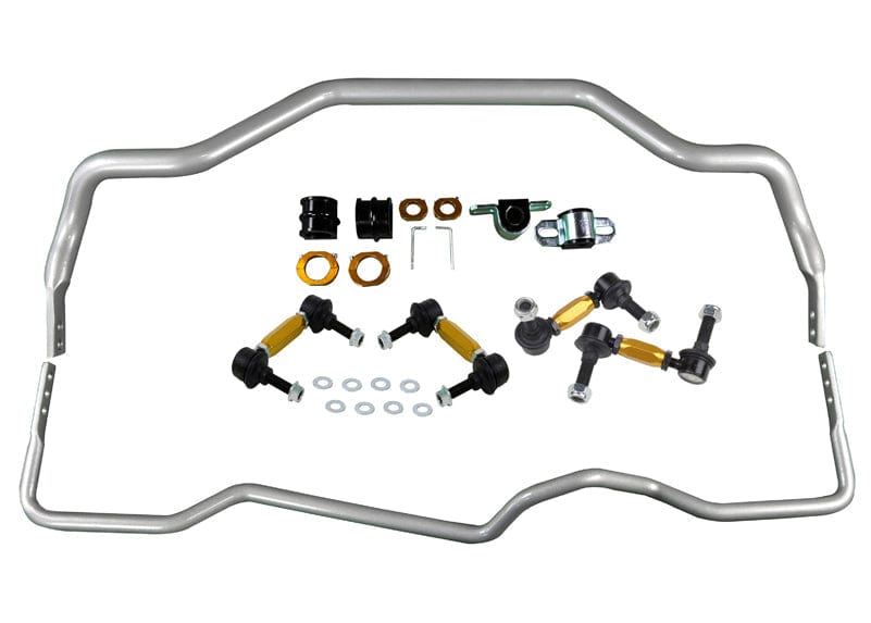 Whiteline 120 x 33 x 11 cm Front and Rear Sway Bar - Vehicle Kit to Suit Nissan 350Z and Skyline Autofit